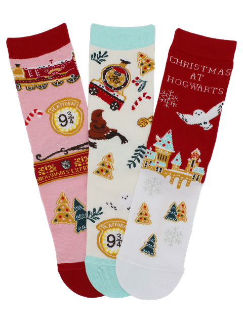 Funko Hogwarts Christmas 3-Pack Socks